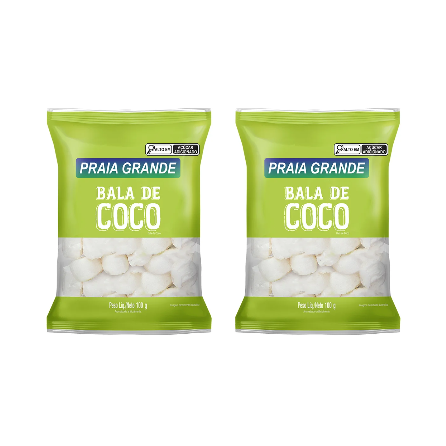 DaColônia Bala de Coco (2x100g)